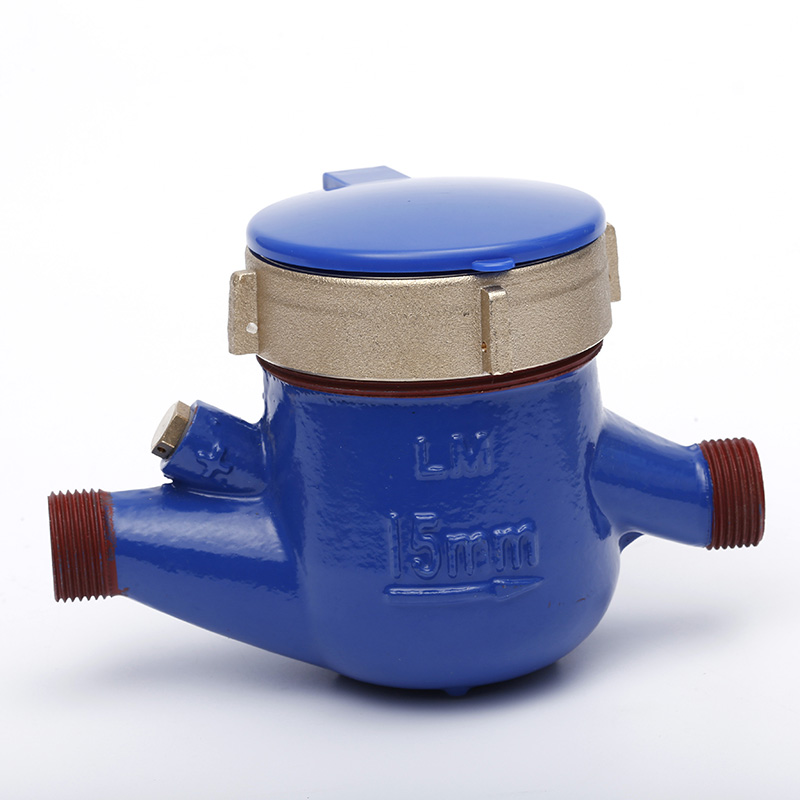 Đồng hồ đo nước lạnh quay số khô bằng gang đa năng 15mm